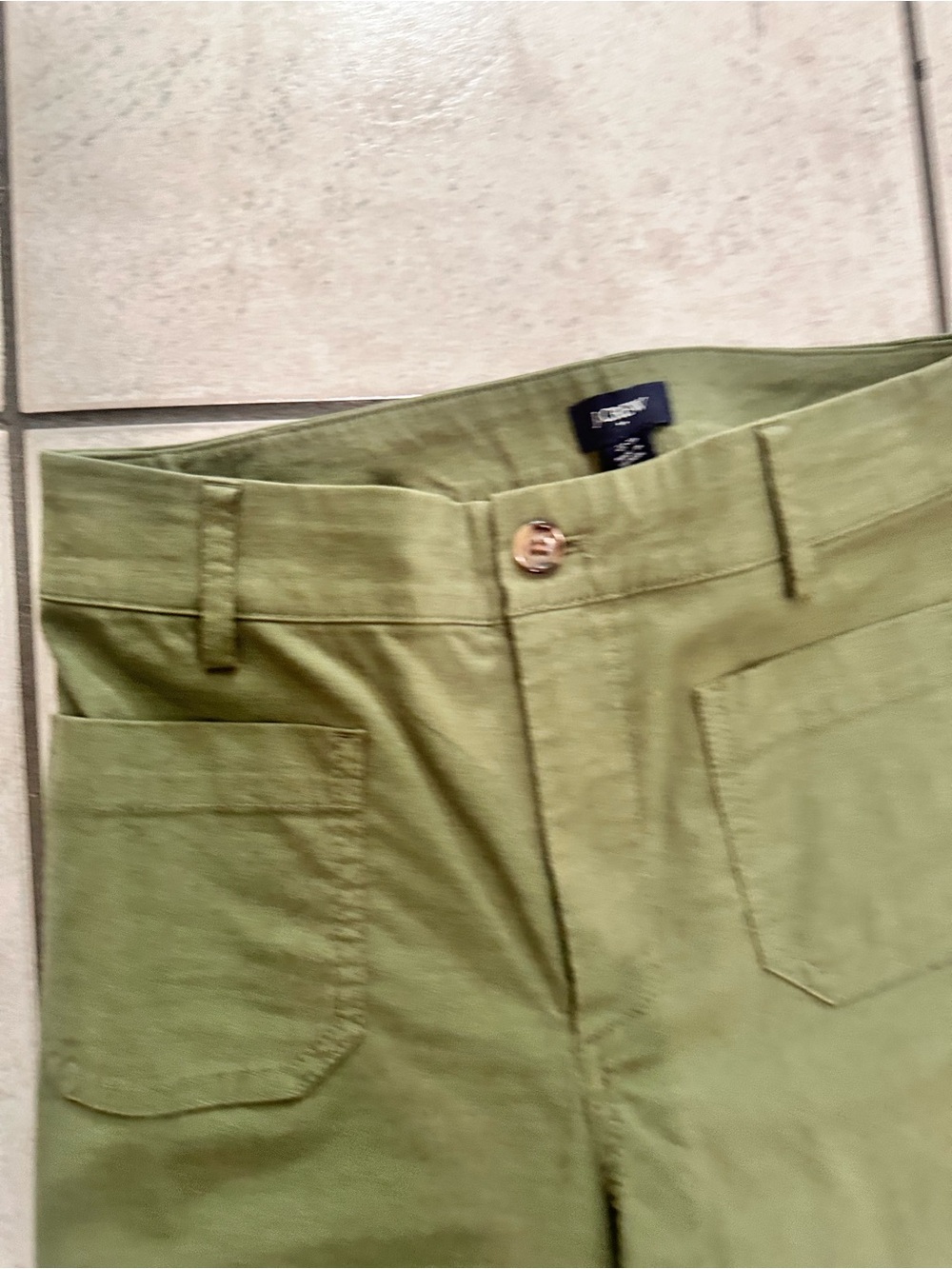 J. Crew Lizzie High-Rise Wide-Leg Utility Pants in Olive Green 25 - Picture 8 of 15
